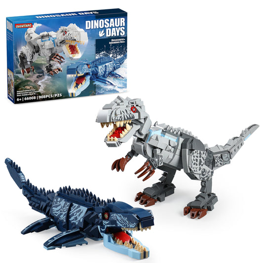 QUENTINAG Indominus Rex with poseable head and limbs for dynamic action play.
