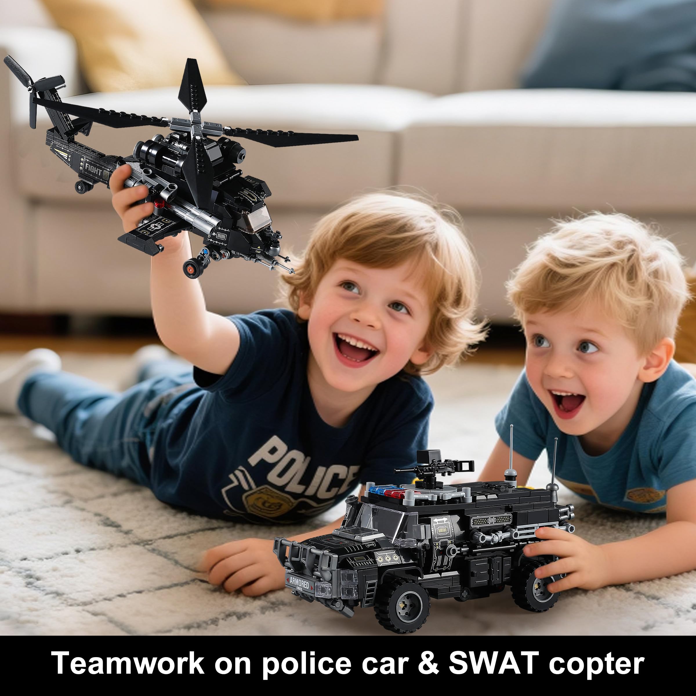 QUENTINAG SWAT imaginative play sparks storytelling and teamwork.