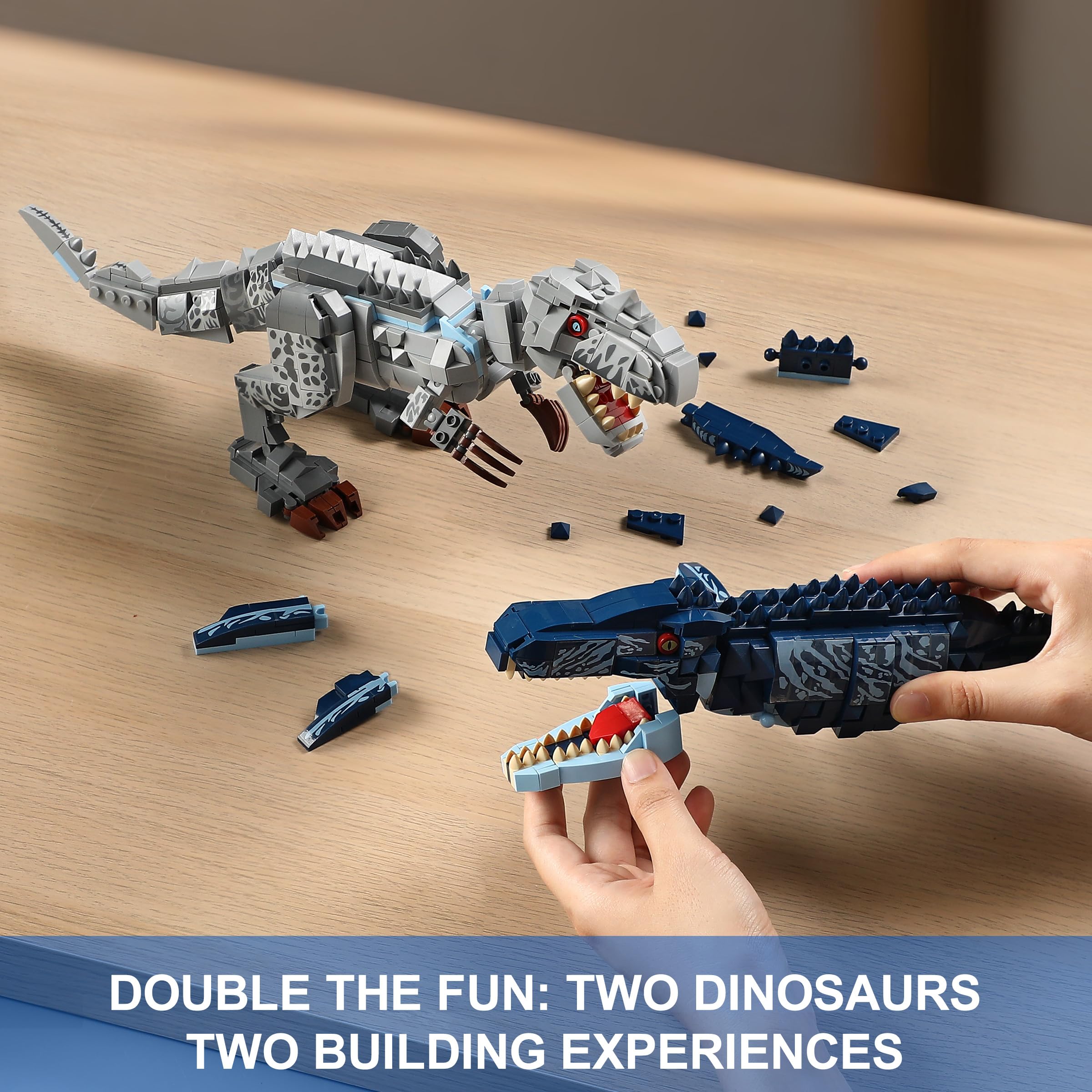 QUENTINAG 908-piece set promotes long, screen-free building fun.