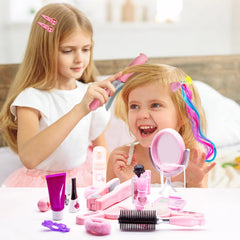Quhealro hair salon toy styling nozzles enable versatile looks during pretend sessions