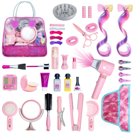 Quhealro hair salon toy working hair dryer boosts imaginative styling play