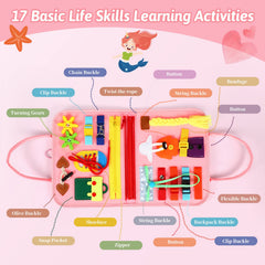 Quiet Flower learning skills pages promote early literacy and practical life skills
