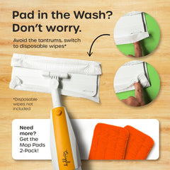 Quiggly toddler spray mop lightweight design reduces fatigue during play