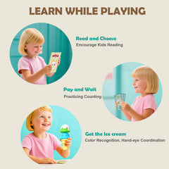 Quimsity ice cream flavors for varied pretend orders and language development