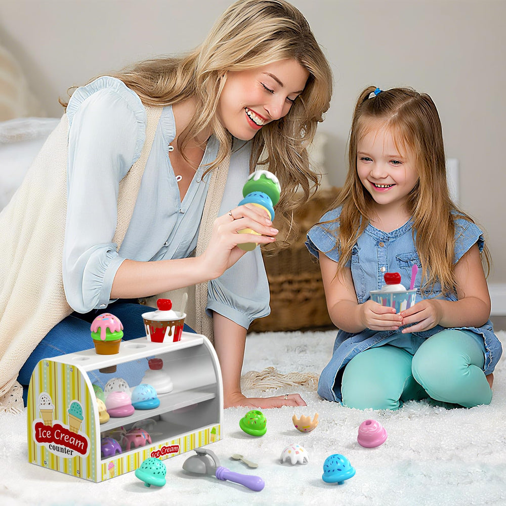 Quimsity pretend money and menu items for early math and conversation