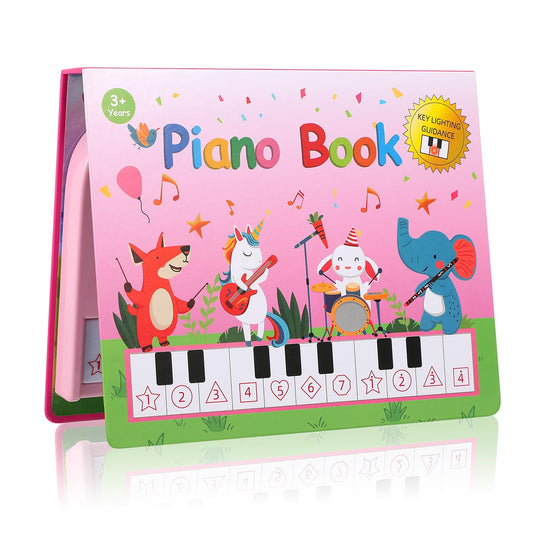Quimsity Piano Book Toy with 18 keys invites early music exploration