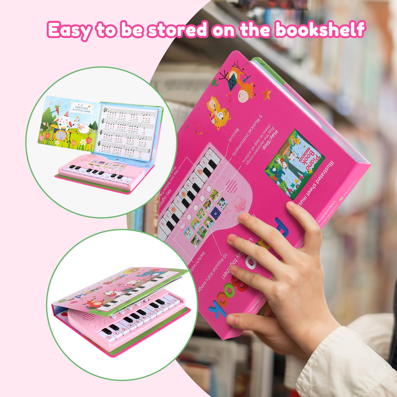 Quimsity light-up button engages attention during musical activities