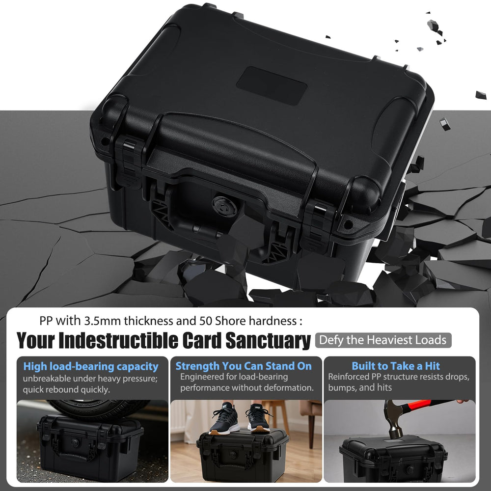 QINGUANG IP67 waterproof outer shell protects cards from moisture and dust.