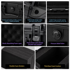 QINGUANG secure design with dual side locks to add padlocks.