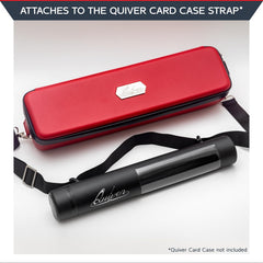 Quiver Time Orion Playmat Tube hides dice in a secure pocket for quick setup.
