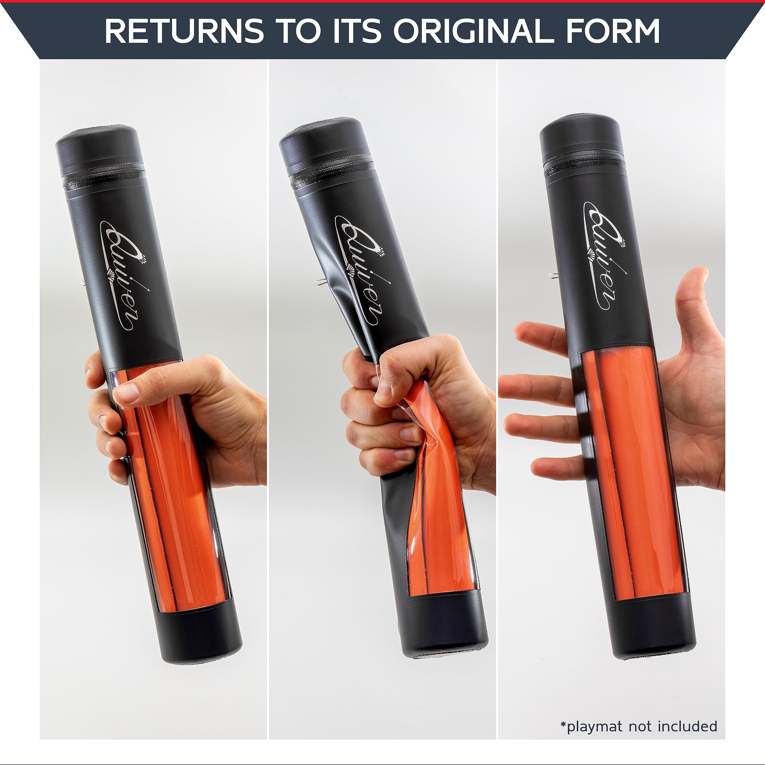 Quiver Time Orion Playmat Tube is made from lightweight flexible PVC fabric.