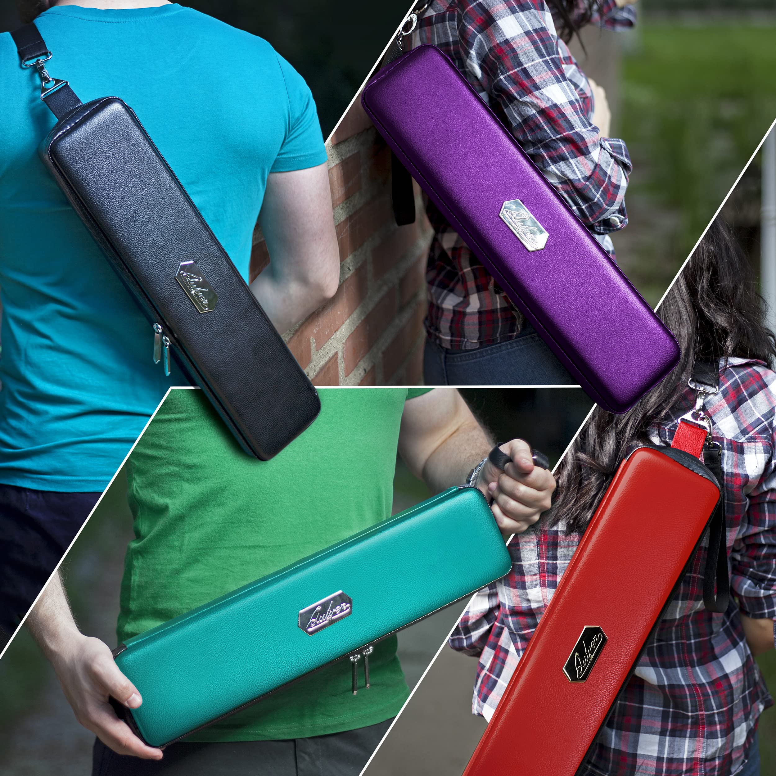 Quiver Time detachable corner pads and separators minimize movement during travel