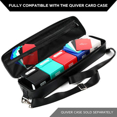 Quiver Time red deck box front for bold, compact deck transport.