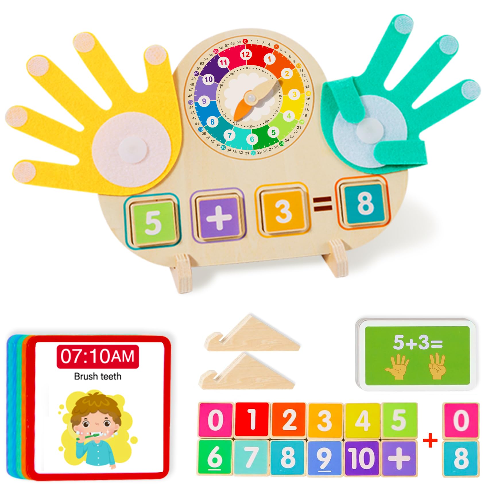 Quliwise 2-in-1 number blocks for counting and recognition