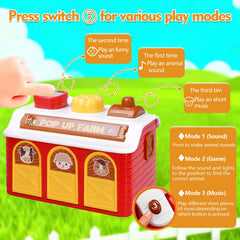 Quliwise farm toy piano mode invites little fingers to tap five notes and explore rhythm