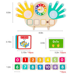 Quliwise teaching clock with 24 hour format for time concepts