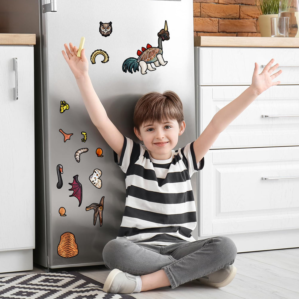 QLLQTIGER rubber magnets detailed closeup highlights safe, durable materials.