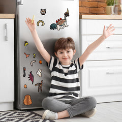 QLLQTIGER rubber magnets detailed closeup highlights safe, durable materials.