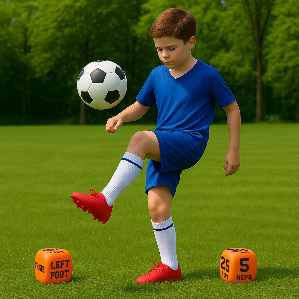 Qumic durable soccer gear shown in outdoor field