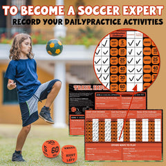 Gift-ready packaging featuring Qumic Soccer Kick Trainer Dice