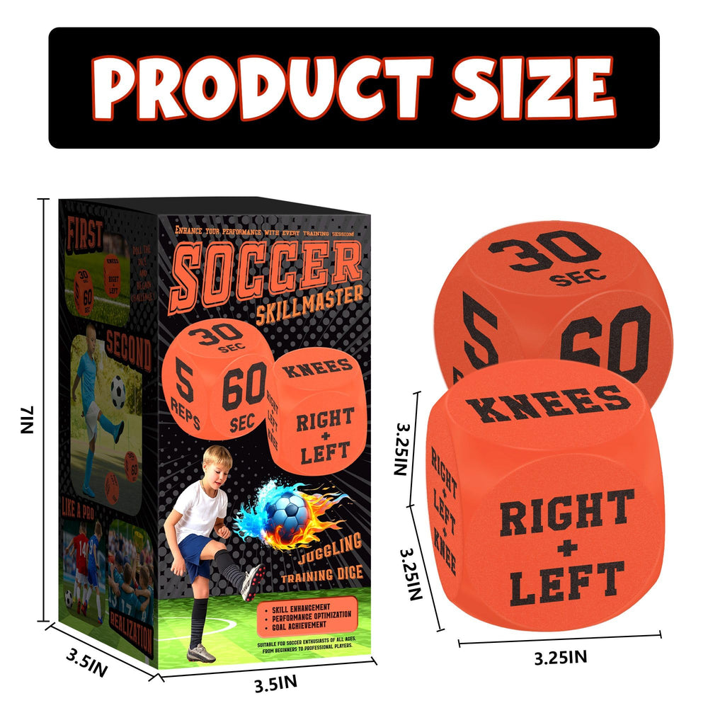 Qumic Soccer Kick Trainer Dice in action for varied drills