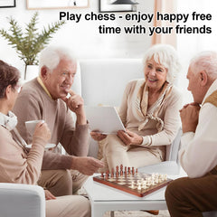 QUMMFA portable travel chess set ready for family game nights on the go.