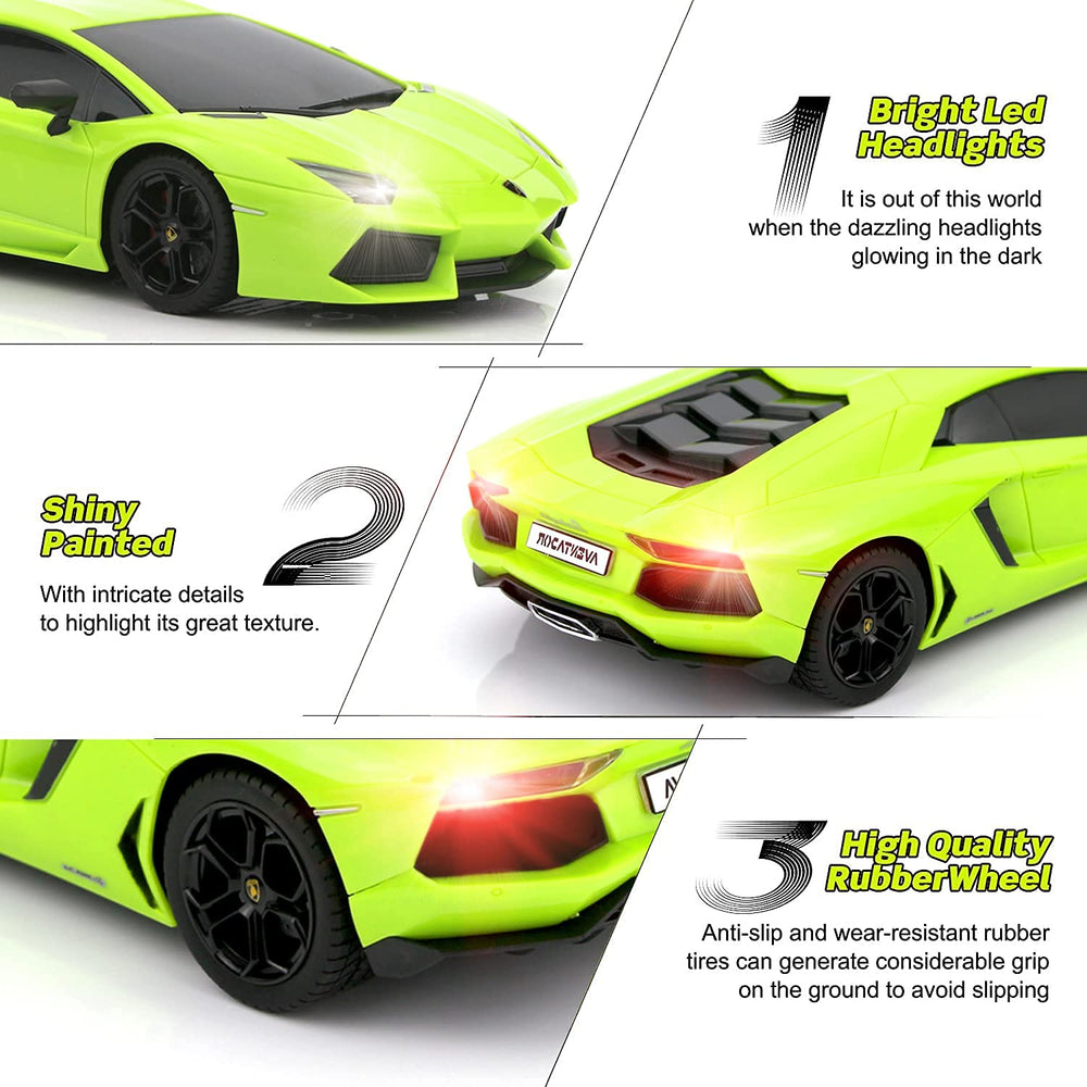 QUN FENG Lamborghini Aventador remote control showcases easy 2.4G operation