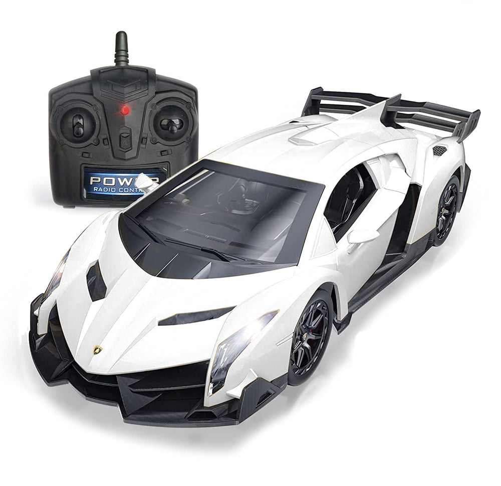 QUN FENG Lamborghini Veneno RC car front view highlighting authentic details for collectors
