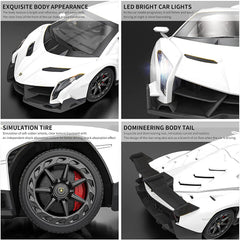 QUN FENG Veneno RC car rear lights activate on reverse for authentic cues