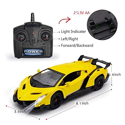 QUN FENG Lamborghini Veneno RC Car display-ready model for shelf