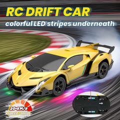 QUN XING Lambo Veneno LED lights illuminate night driving and realism