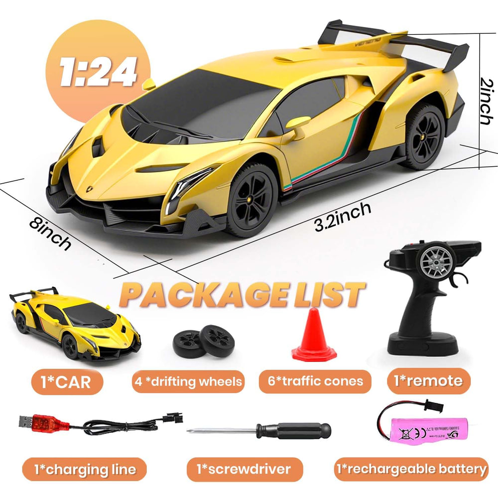 QUN XING RC car 24GHz remote for precise multiplayer play