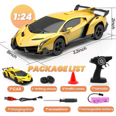 QUN XING RC car 24GHz remote for precise multiplayer play