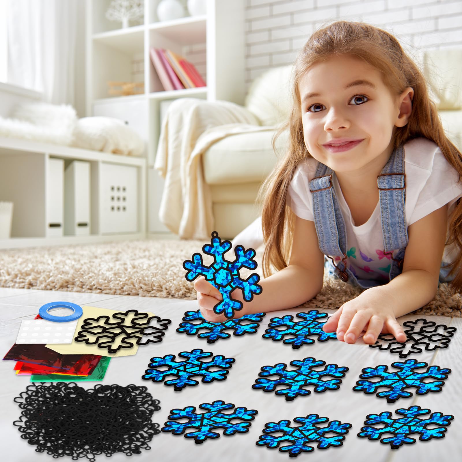 QOUBAI sticky spots secure suncatchers on windows or walls