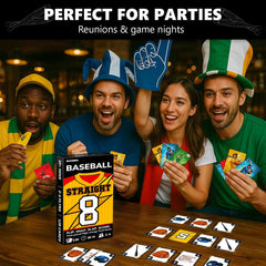 QUOKKA Baseball Card Game end pile flip moment in action