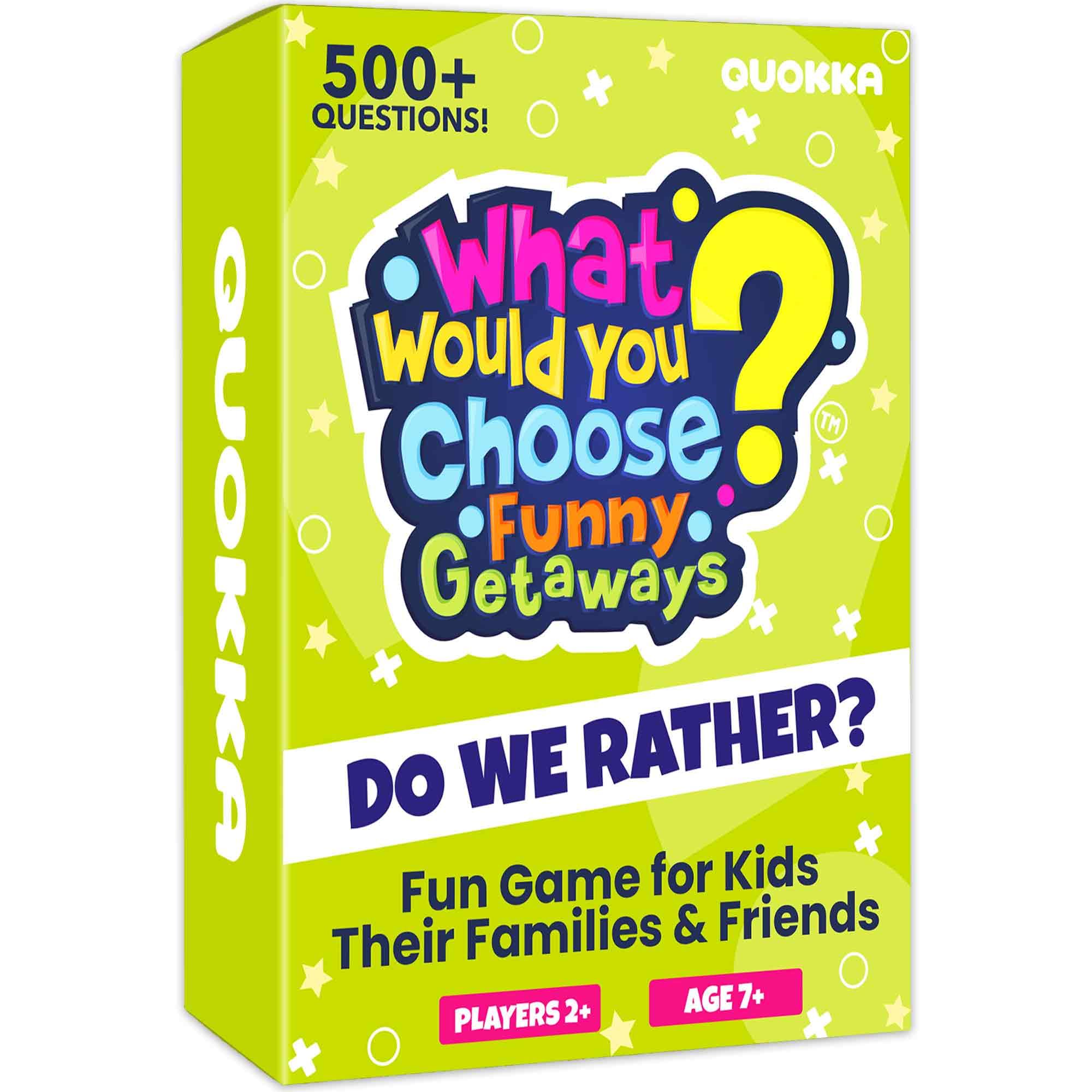 QUOKKA Card Game travel scenarios pack sparks family road-trip laughter and conversations.