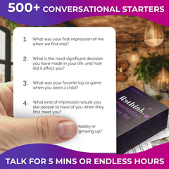 QUOKKA conversation cards spread with prompts for meaningful discussions.