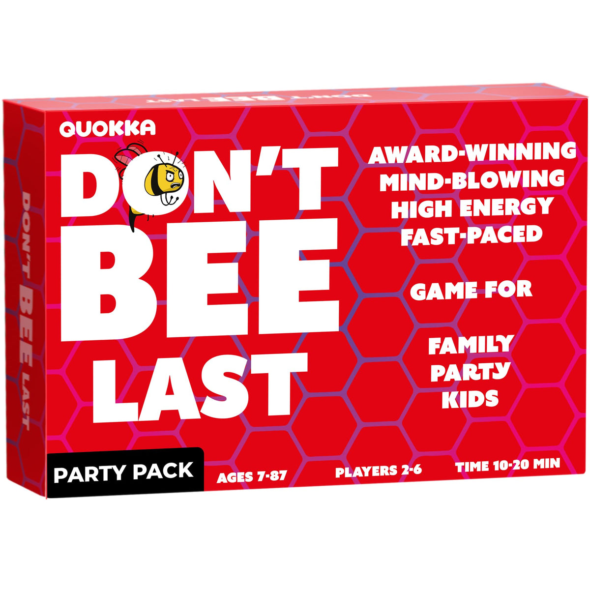 QUOKKA Don't Bee Last in action, fast-paced family-friendly card game.