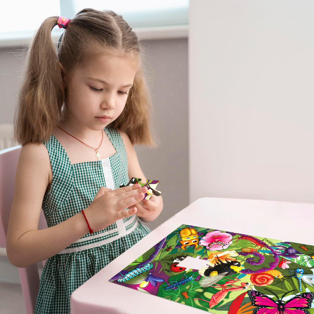 QUOKKA 48-piece puzzles with durable cardboard for daily use