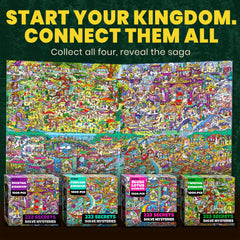 QUOKKA four kingdoms saga connects puzzles into a single epic realm.