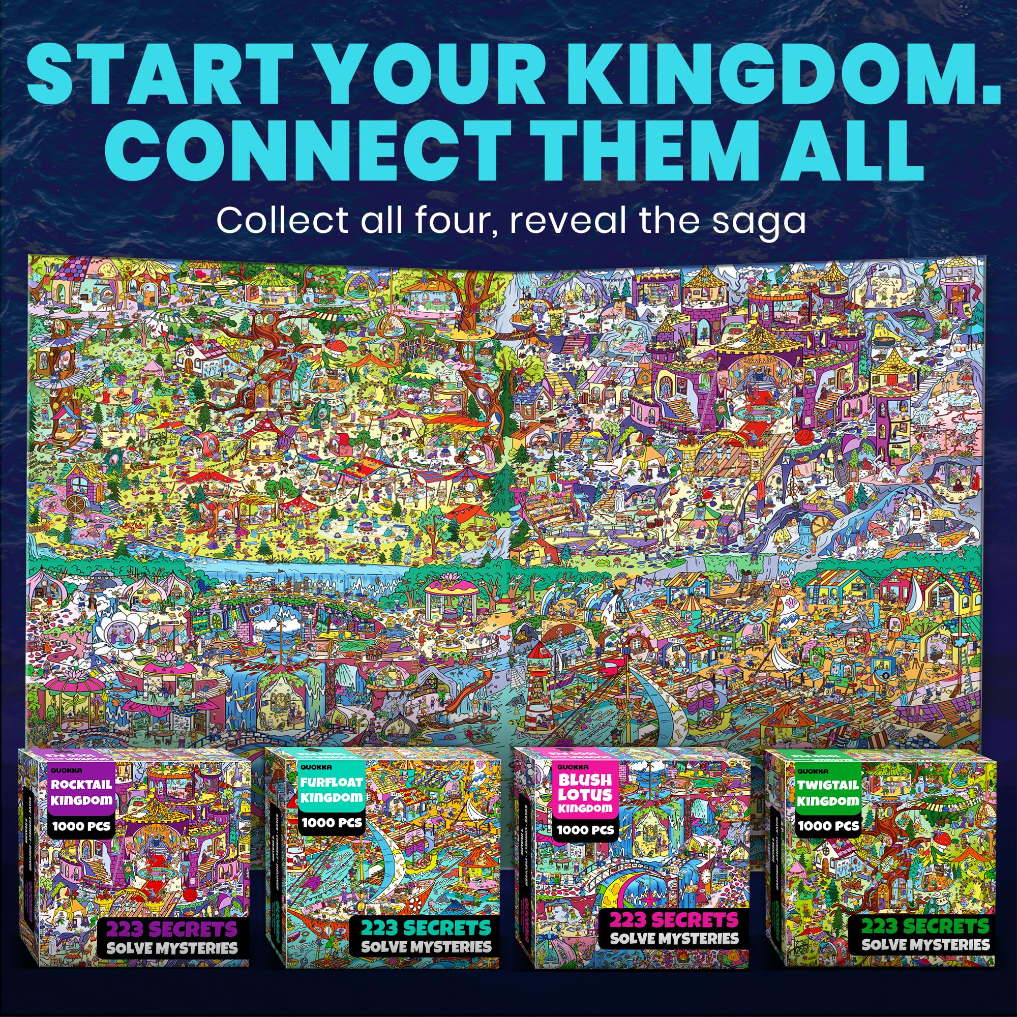 QUOKKA Furfloat Kingdom panorama concept art to inspire collection across the saga