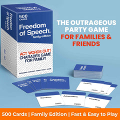 Inside view of 500-card deck for QUOKKA game, ready for playful rounds