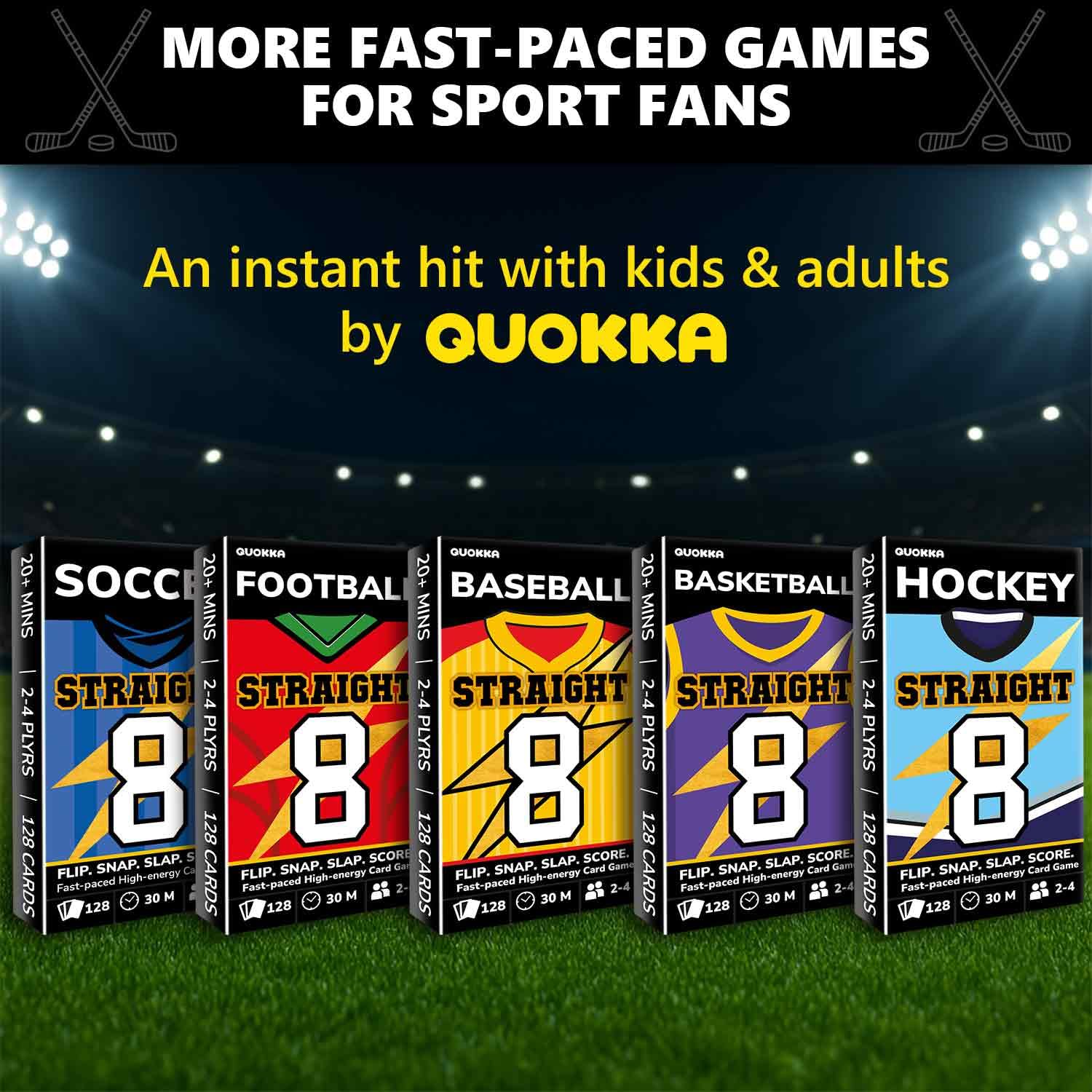 QUOKKA Hockey flip of the 8 card to end a pile.