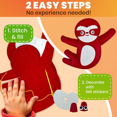 QUOKKA plastic needles designed for safe, kid-friendly use.