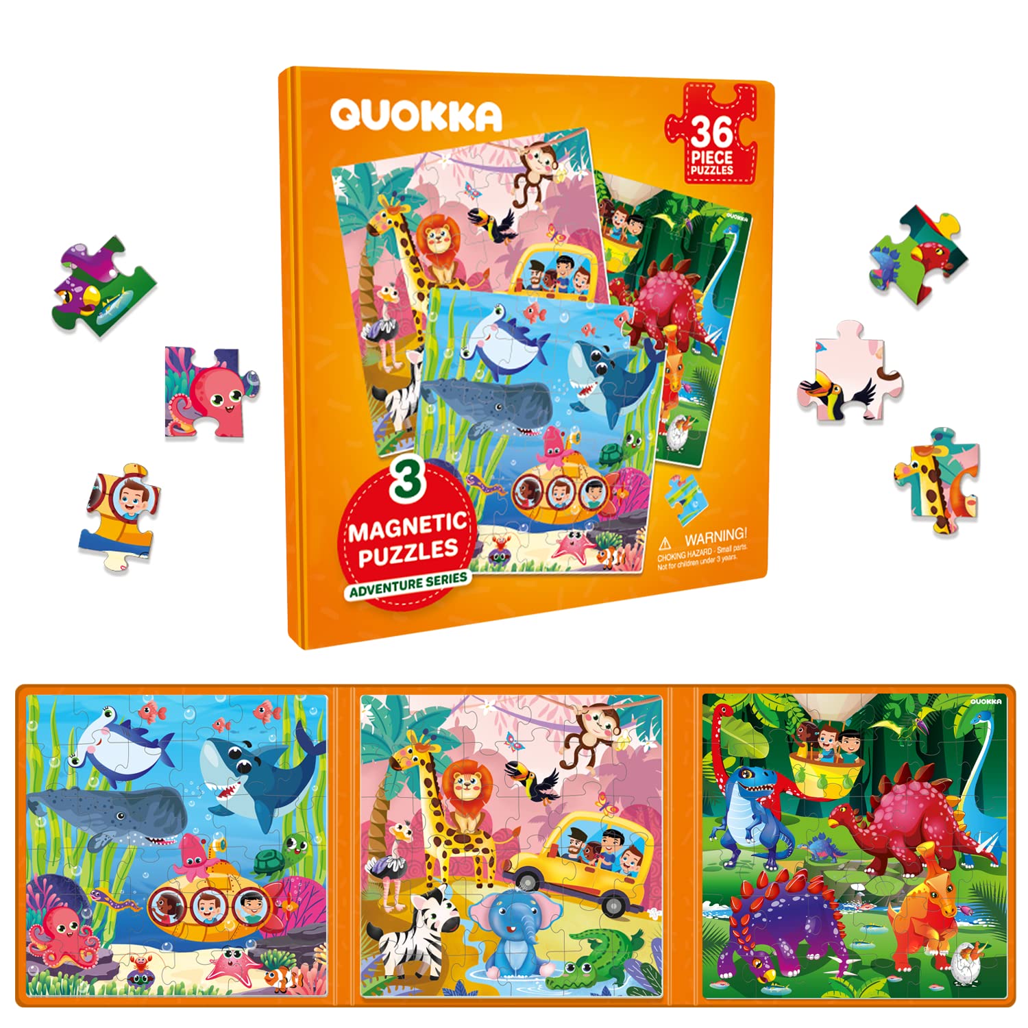 QUOKKA Magnetic Puzzles travel-themed collection offers quiet, mess-free exploration