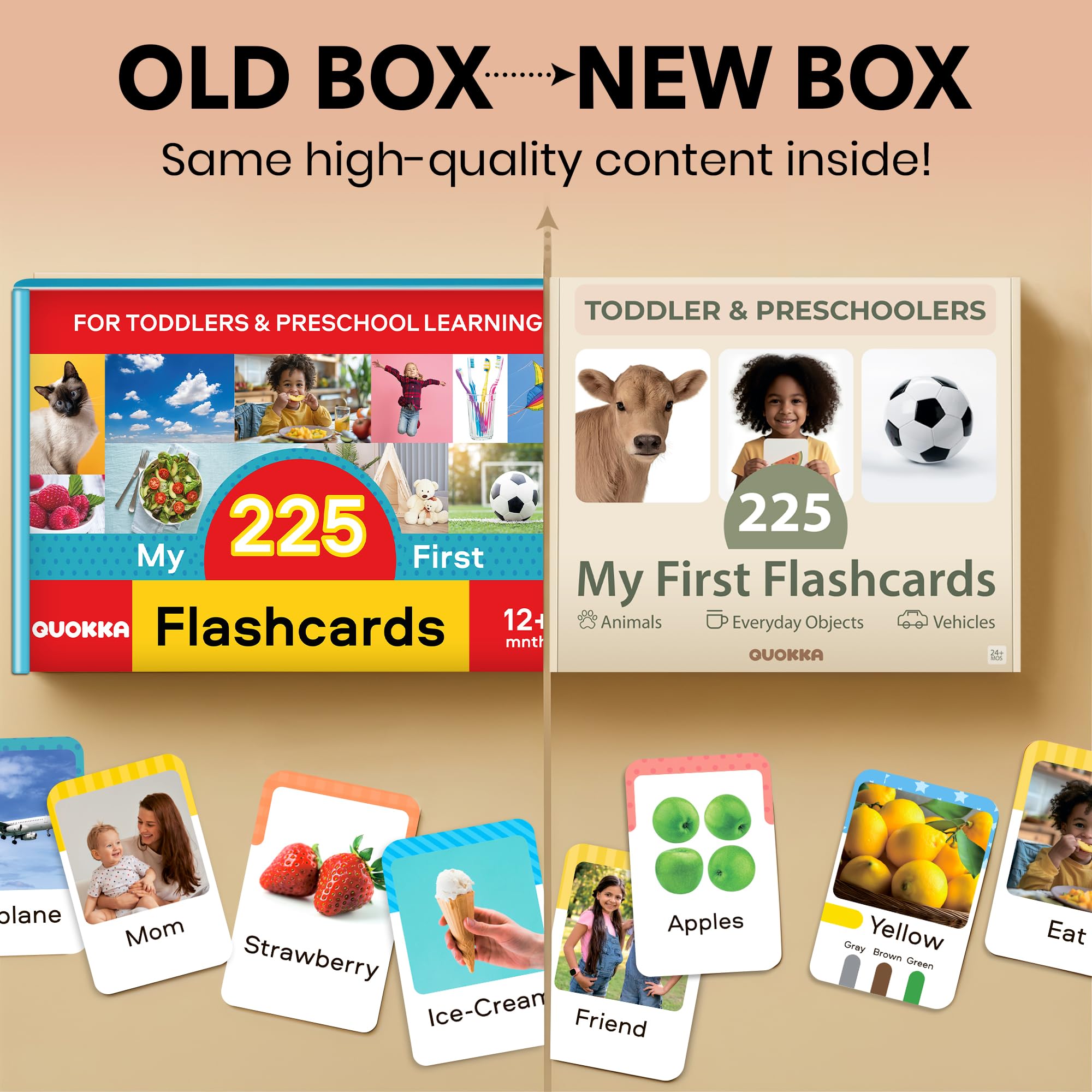 QUOKKA montessori-inspired learning cards fostering independent play.