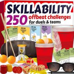 QUOKKA party games packaging showing 250 challenges for family fun
