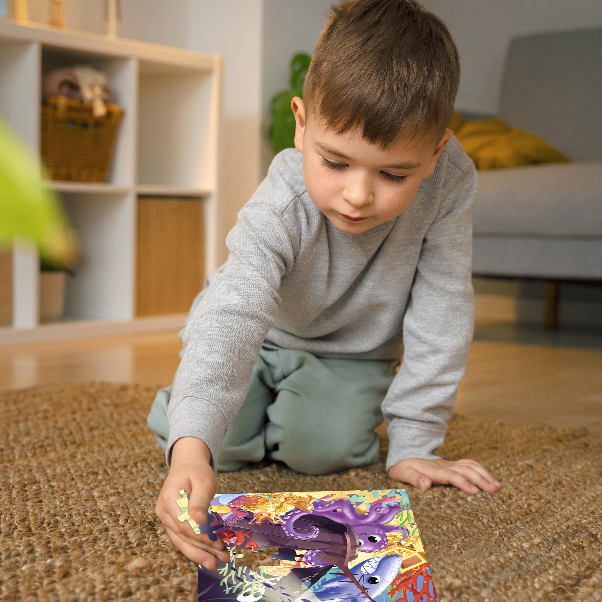 QUOKKA puzzles family game time pets 60-piece promotes bonding