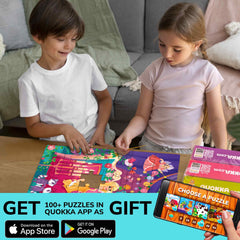 QUOKKA Puzzles durable cardboard 60pc ensures long lasting puzzling through family time.