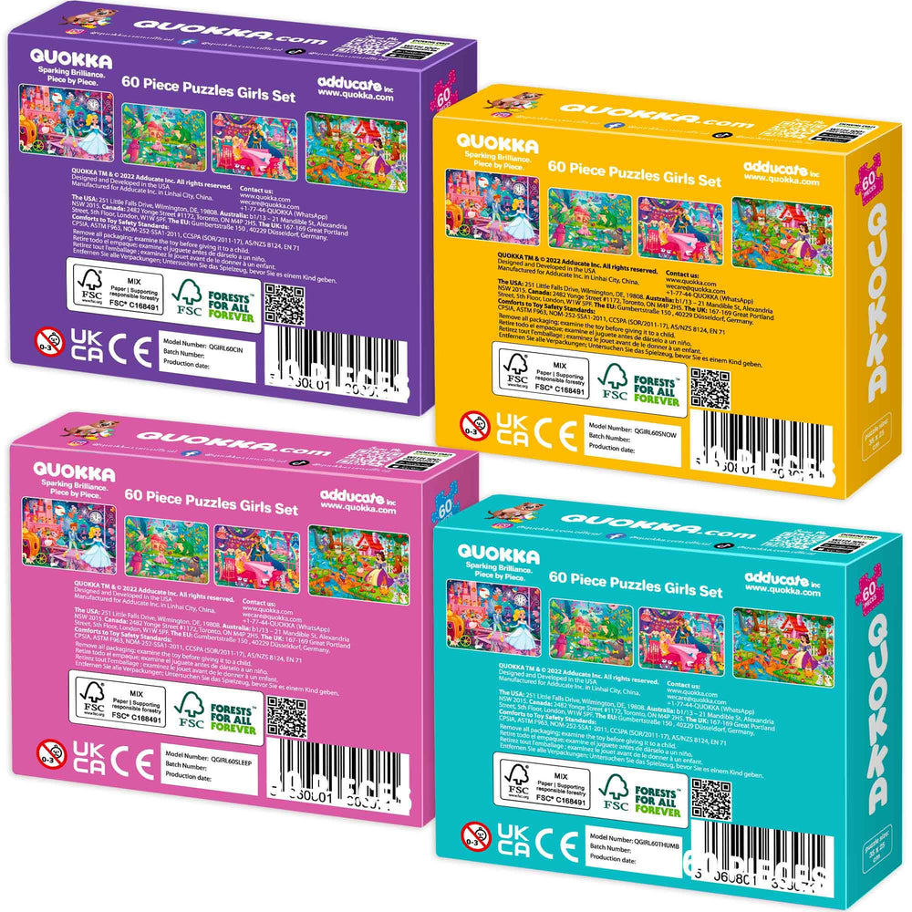 QUOKKA Puzzles family-playtime 60pc promotes bonding and collaborative problem solving.